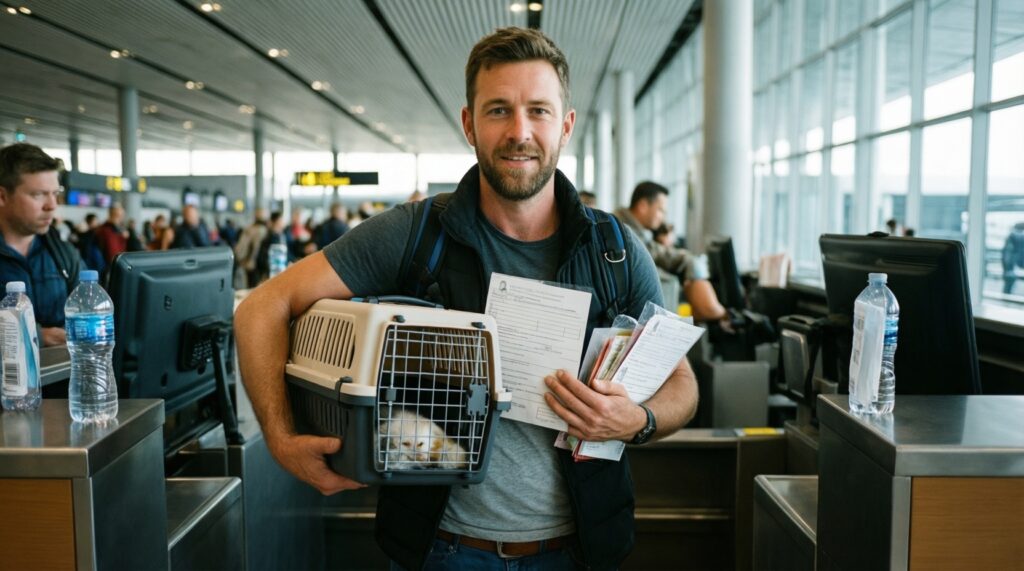 Путешествия с питомцем: документы, переноска, адаптация и список вещей - иллюстрация