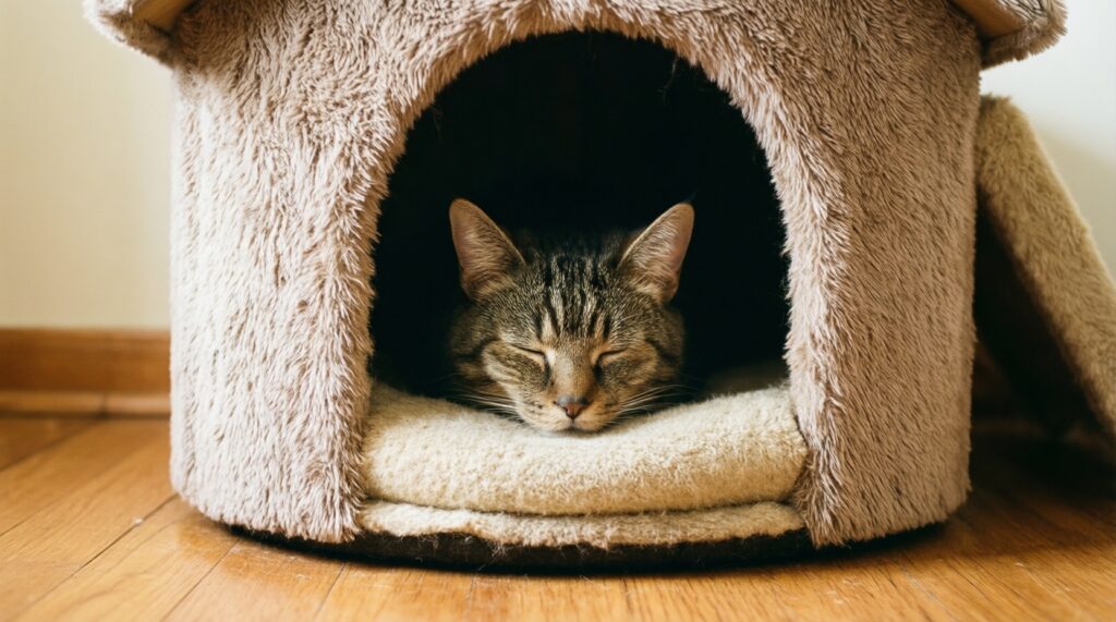 Как организовать идеальное место для сна: лежанка, домик, клетка и правила комфорта - иллюстрация