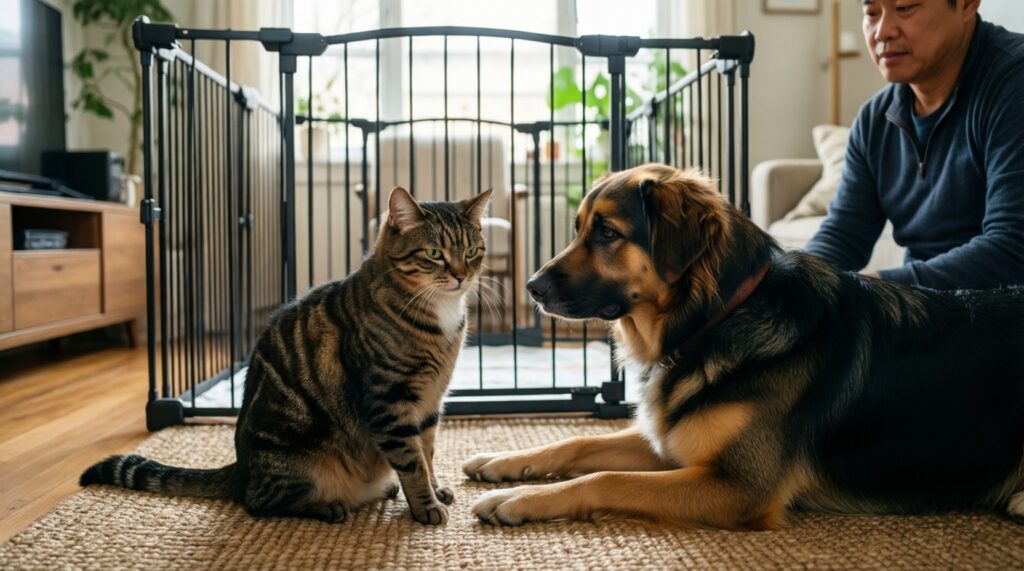 Как подружить питомцев в одном доме: кошка+собака, грызуны, птицы - сценарии знакомств - иллюстрация