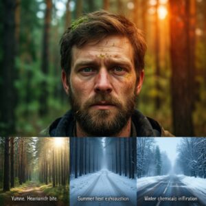 Сезонные риски: профилактика и защита от клещей, жары и реагентов зимой