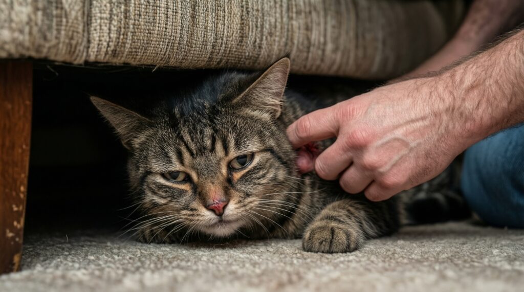 Сигналы боли и стресса: как понять, что питомцу плохо, по поведению - иллюстрация