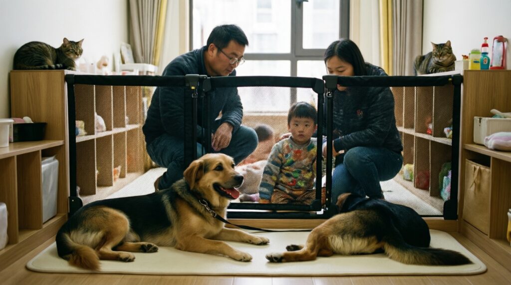 Питомец и дети: правила знакомства и безопасные игры по возрастам - иллюстрация