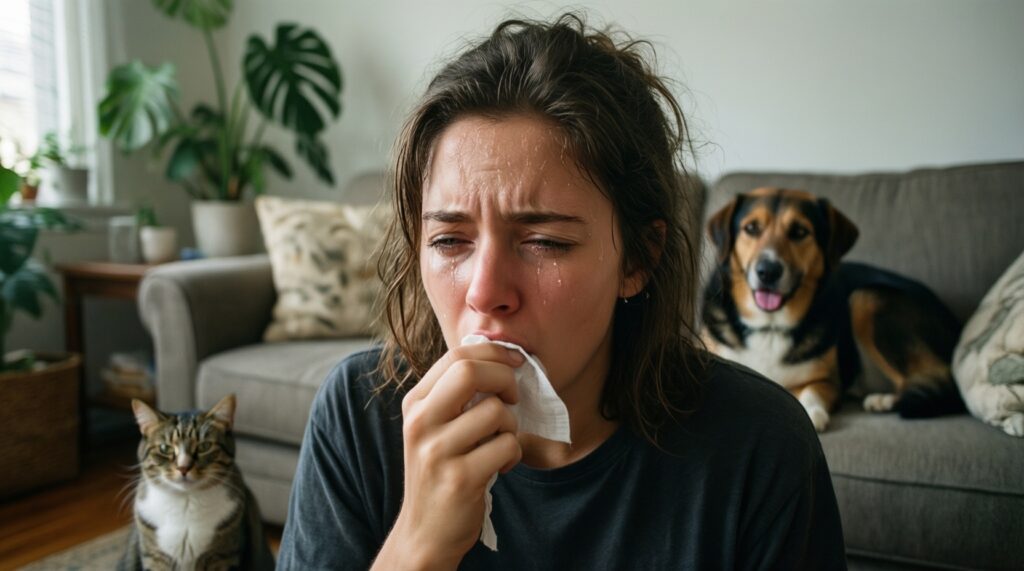 Что делать при аллергии на животных: варианты от быта до гипоаллергенных решений - иллюстрация