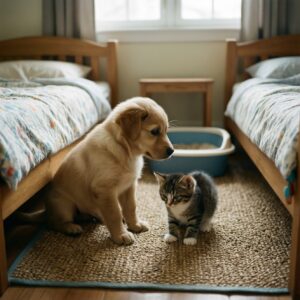 Первые 7 дней дома: адаптация щенка и котёнка без стресса