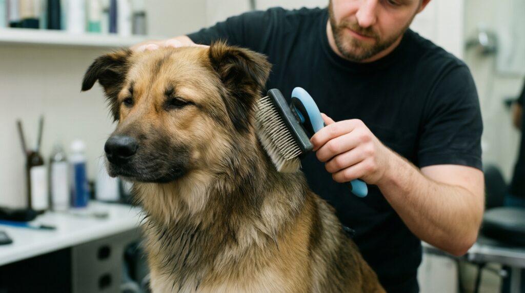 Линька и уход за шерстью: как уменьшить шерсть дома без вреда питомцу - иллюстрация