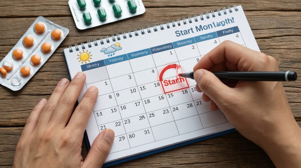 Профилактика паразитов: блохи, клещи, глисты - календарь обработки на год - иллюстрация