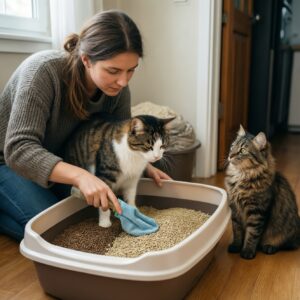 Кошачий лоток без промахов: как выбрать наполнитель и убрать запах в доме