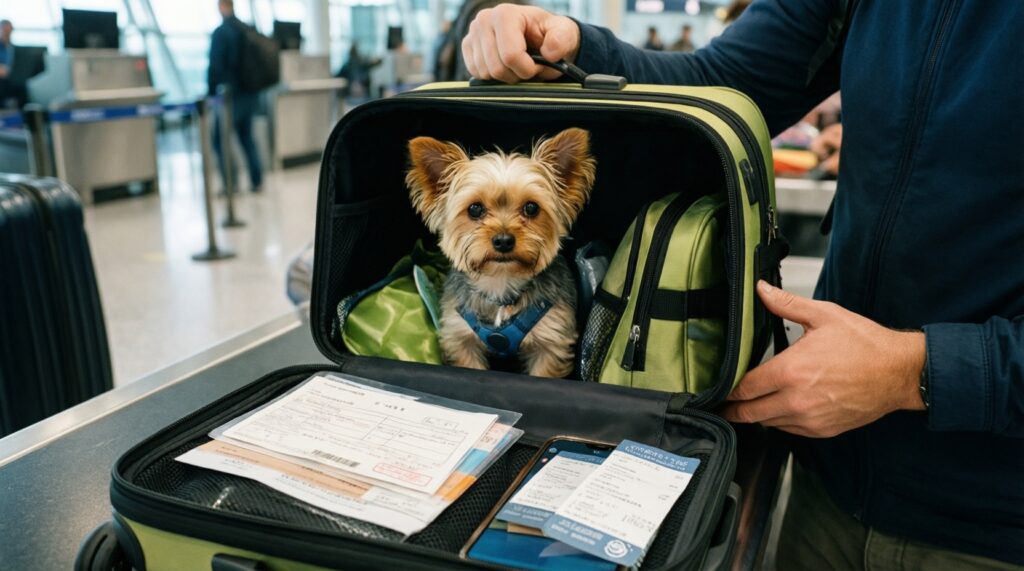 Путешествия с питомцем: переноска, документы, лайфхаки для дороги - иллюстрация