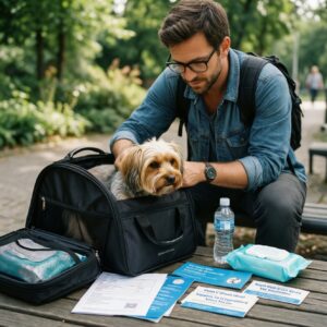Путешествия с питомцем: как выбрать переноску, оформить документы и упростить дорогу