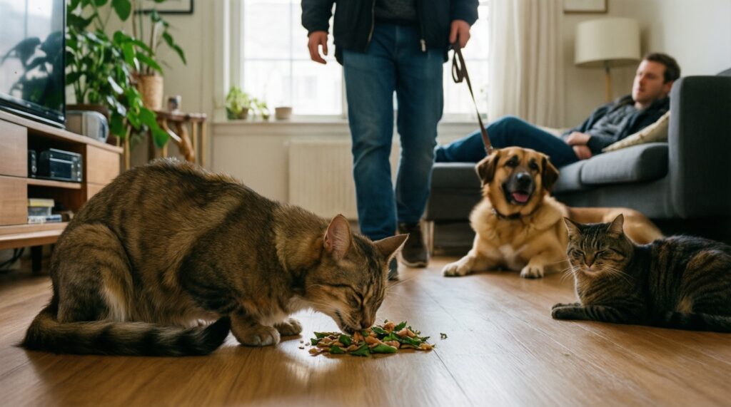 Питомец и новорождённый: безопасное знакомство и правила гигиены - иллюстрация