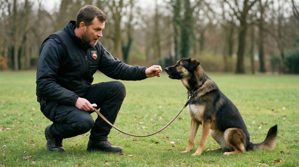 Собака тянет поводок: простые упражнения для спокойных прогулок - иллюстрация