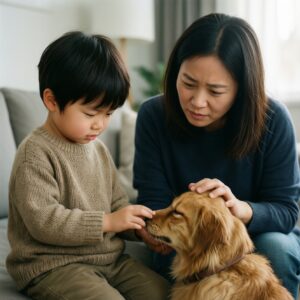 Питомец и дети: правила безопасности и уважительного общения с животными