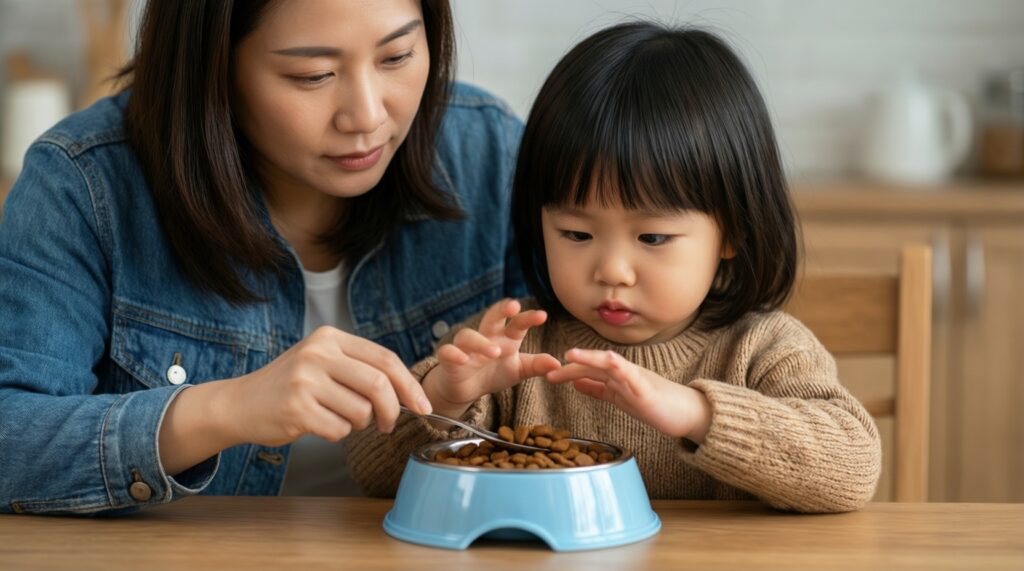 Питомец и ребёнок: правила знакомства, безопасность и обучение ответственности - иллюстрация