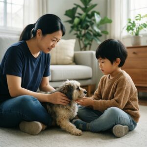 Питомец и ребёнок: правила знакомства, безопасность и обучение ответственности