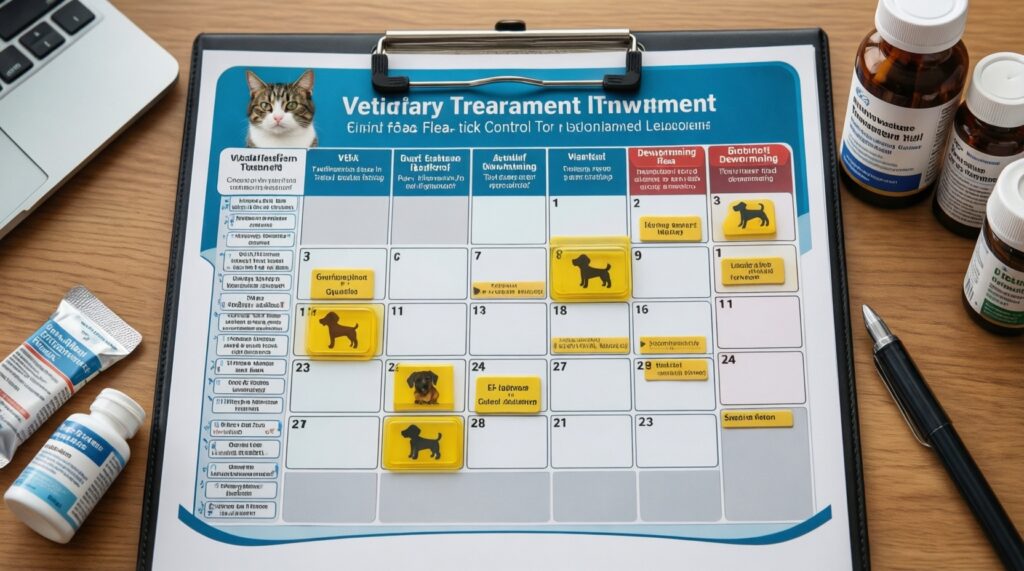 Профилактика паразитов круглый год: клещи, блохи, глисты - календарь и выбор средств - иллюстрация