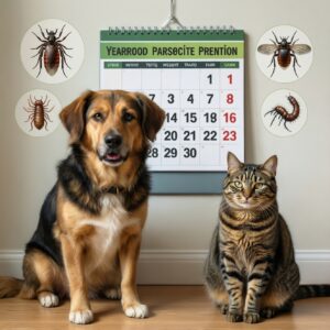 Профилактика паразитов круглый год: календарь от клещей, блох и глистов и выбор средств