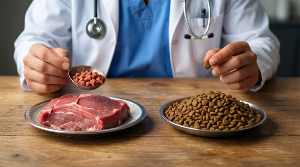 Правильное питание: сухой корм vs натуральный рацион - плюсы, минусы, мифы - иллюстрация