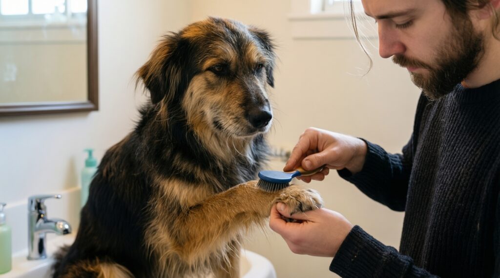 Груминг дома: инструменты и лайфхаки для разных типов шерсти - иллюстрация