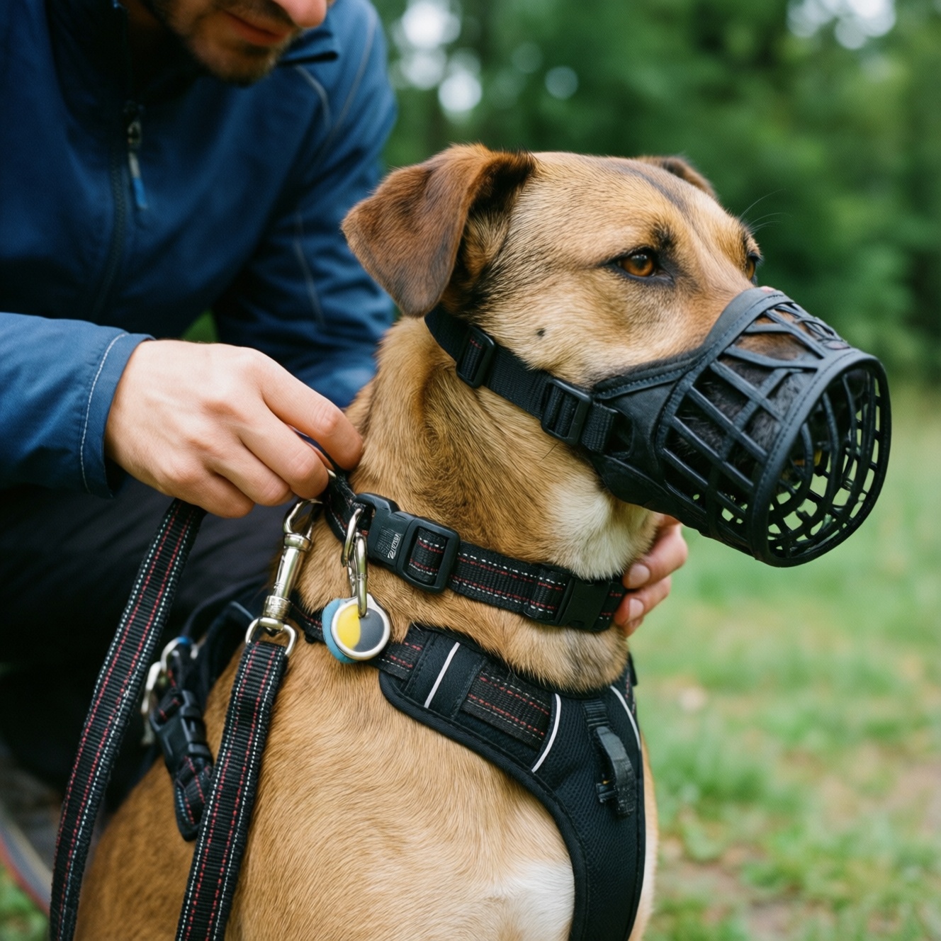 Амуниция для собак без ошибок: подбор ошейника, шлейки, поводка и намордника по размеру