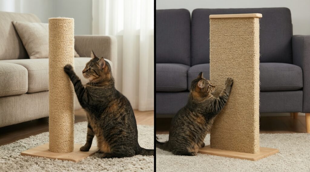 Как научить кошку когтеточке и спасти мебель без наказаний - иллюстрация