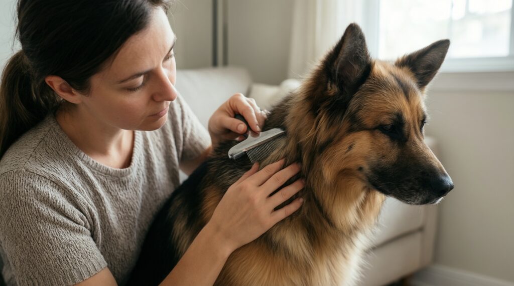 Сезонная линька: расчёсывание, питание и когда выпадение шерсти - сигнал болезни - иллюстрация