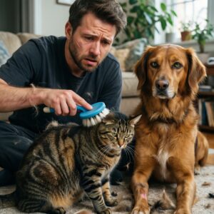 Сезонная линька у кошек и собак: как расчёсывать, чем кормить и когда это признак болезни